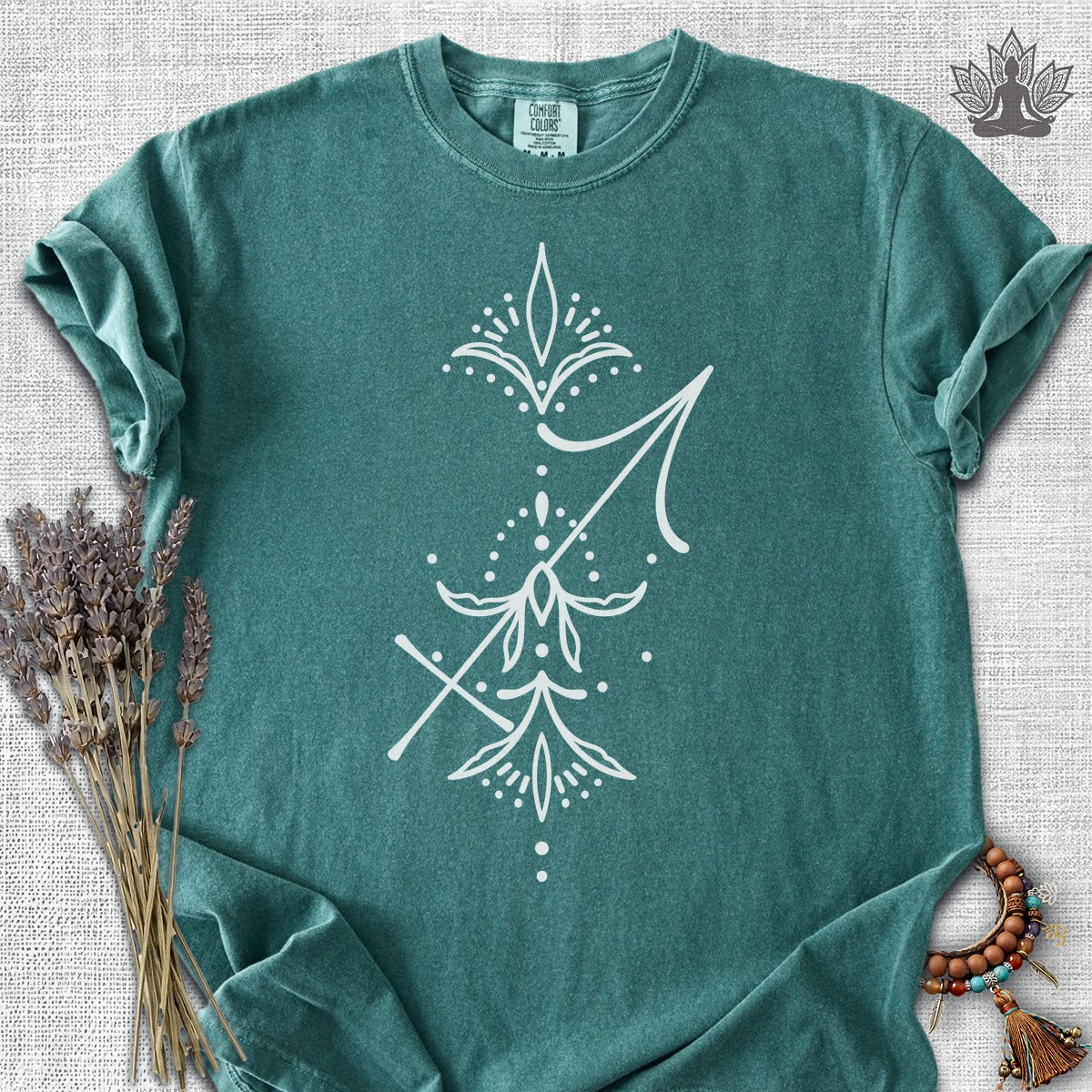 Boho Zodiac Signs Series Sagittarius Comfort Colors® Tee