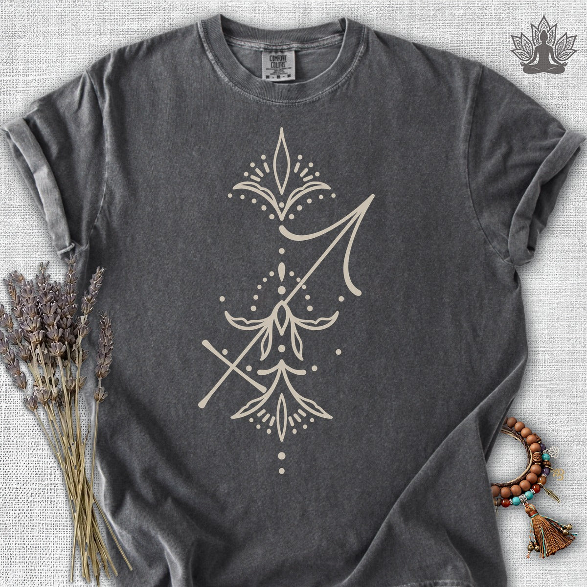 Boho Zodiac Signs Series Sagittarius Comfort Colors® Tee