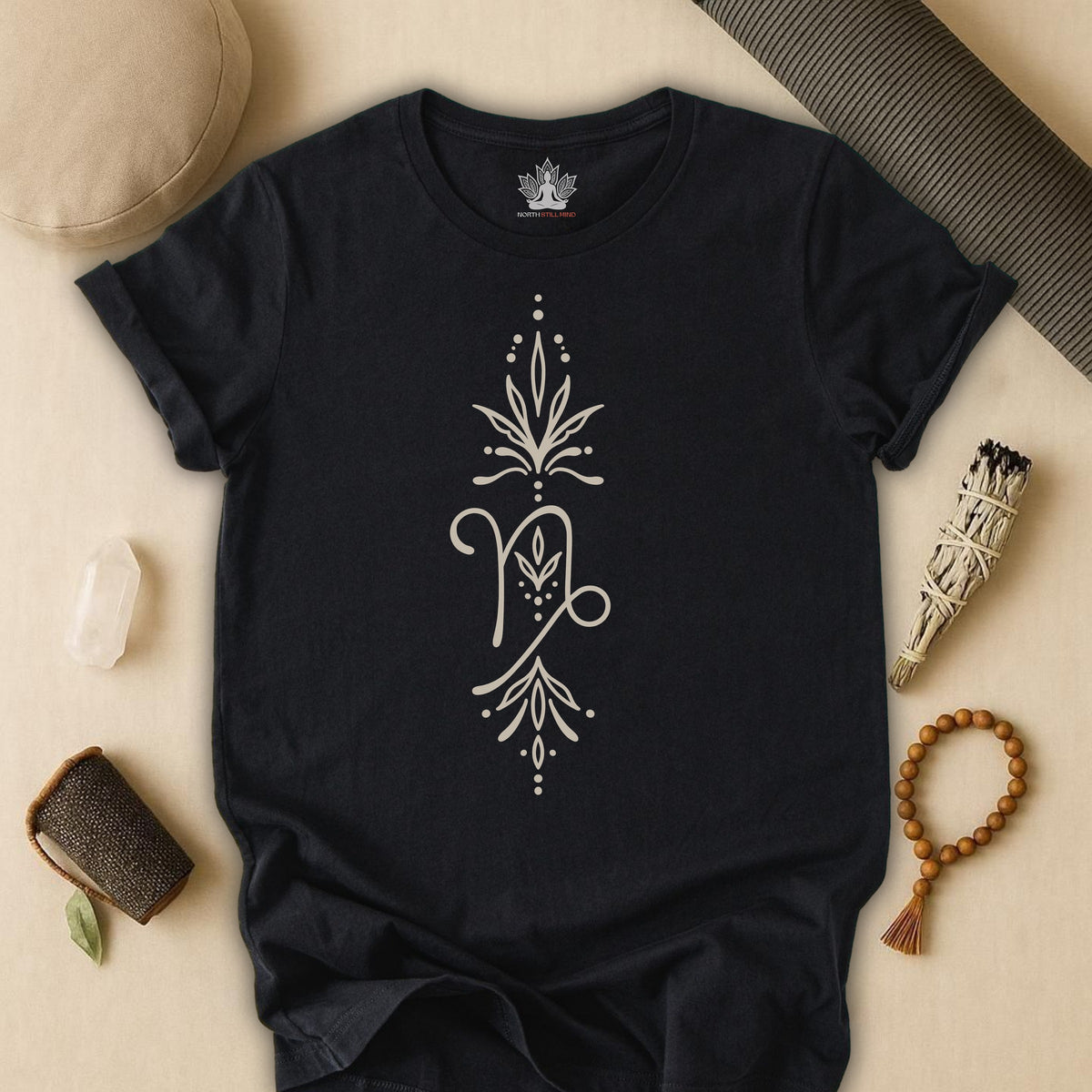 Boho Zodiac Signs Series Capricorn Tee