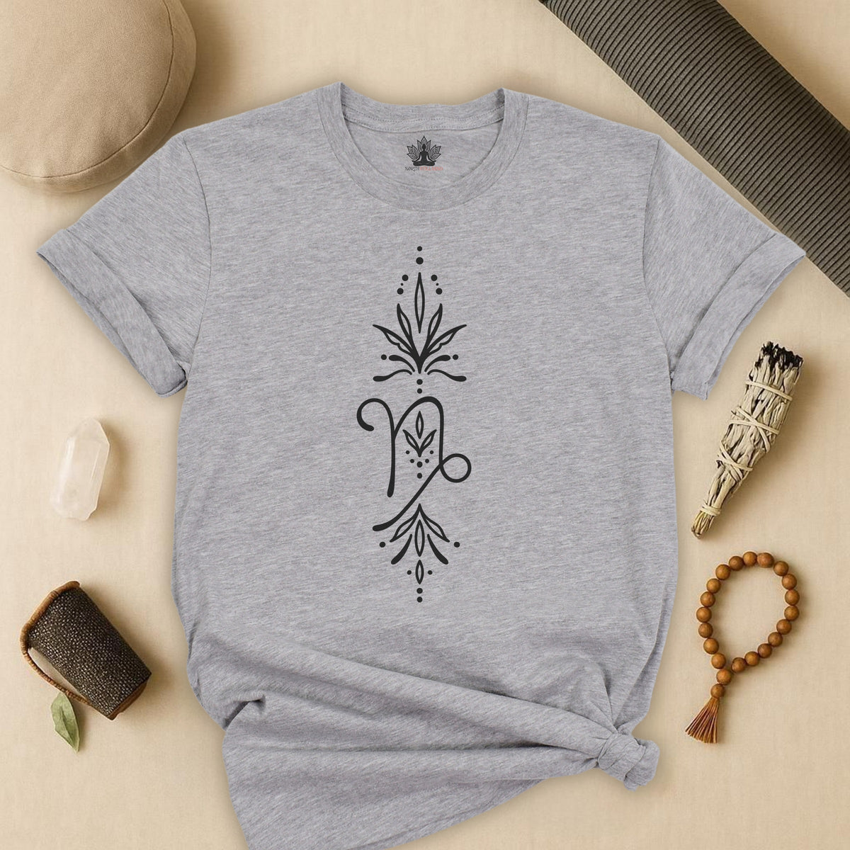 Boho Zodiac Signs Series Capricorn Tee