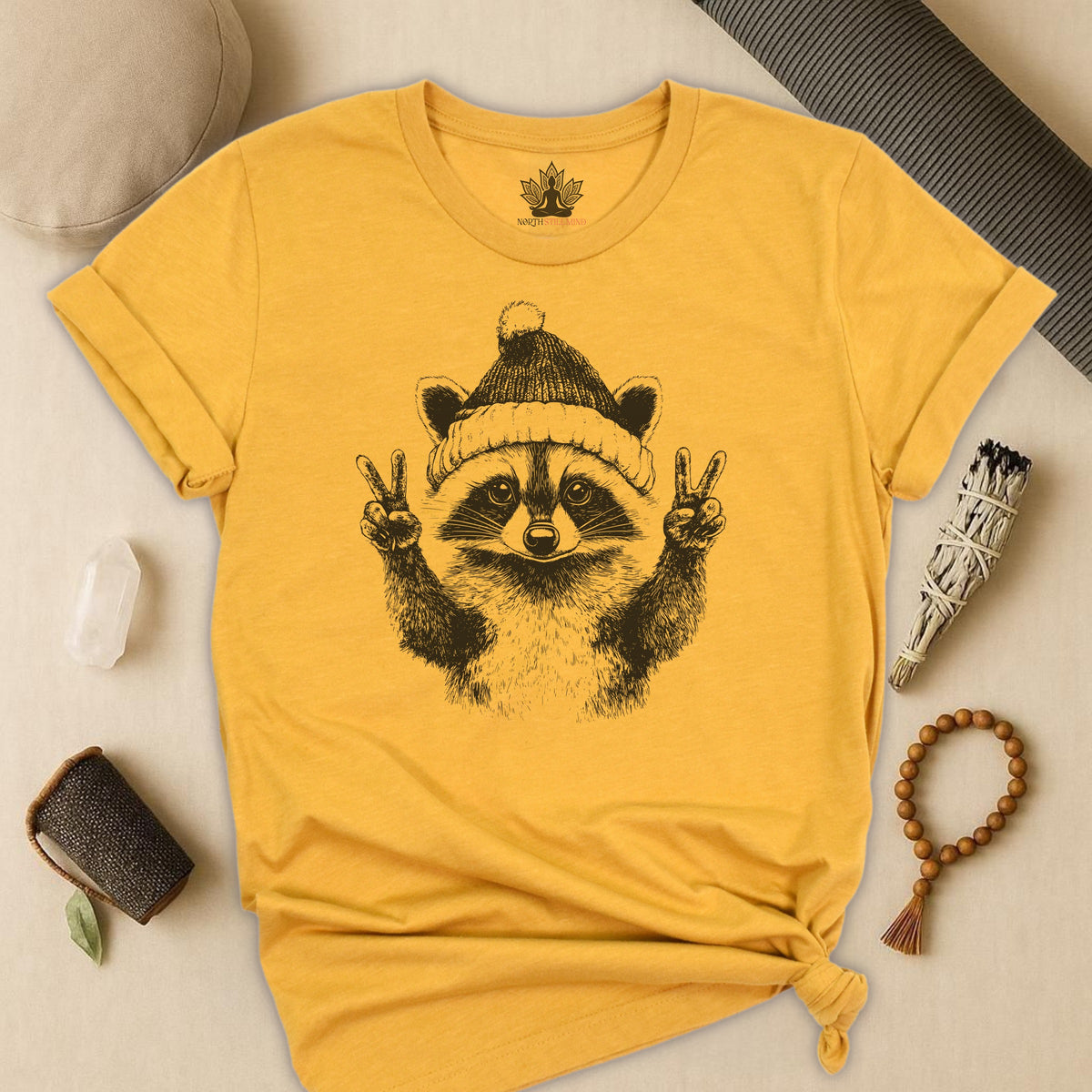 Winter Peace Raccoon Tee