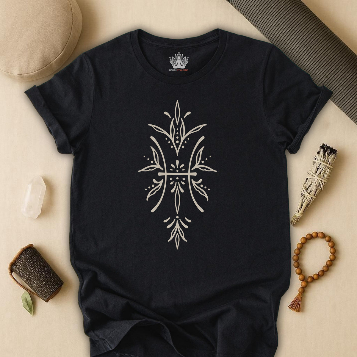 Boho Zodiac Signs Series Pisces Tee