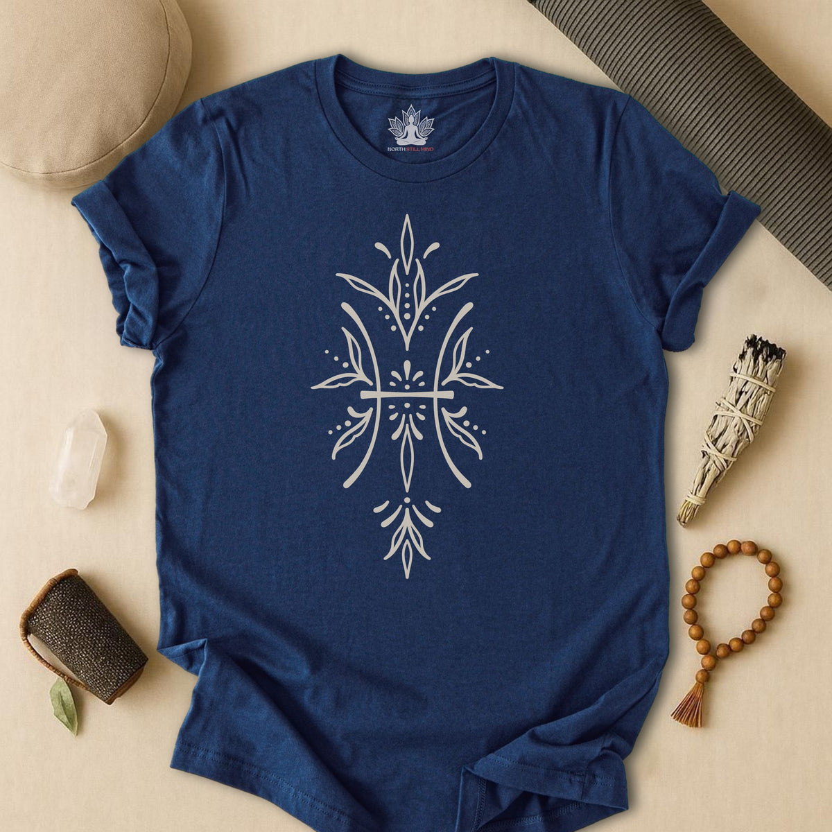 Boho Zodiac Signs Series Pisces Tee