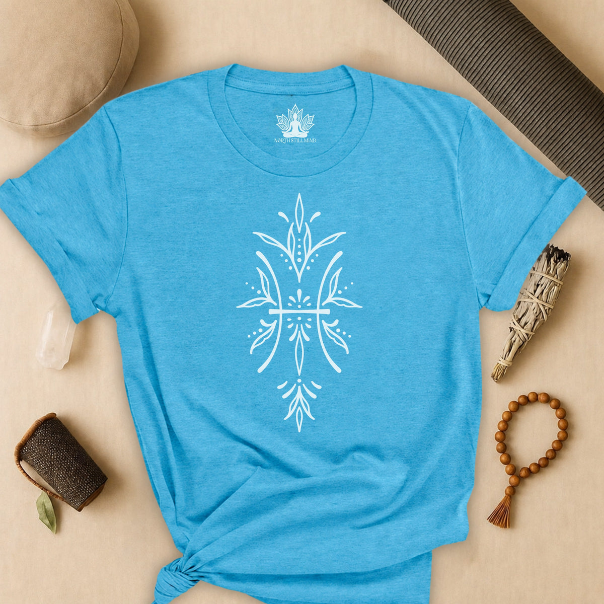 Boho Zodiac Signs Series Pisces Tee