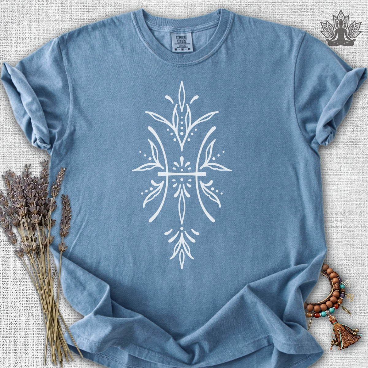 Boho Zodiac Signs Series Pisces Comfort Colors® Tee
