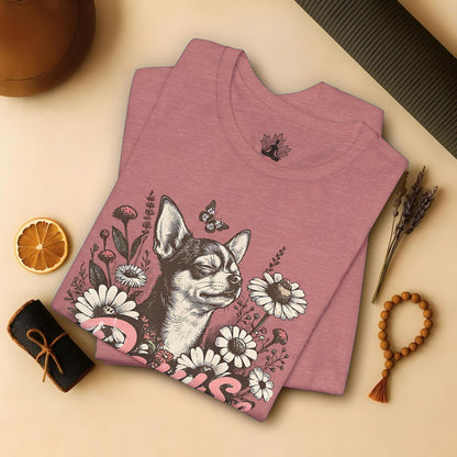 Paws & Breathe – Mindful Floral Dog Tee