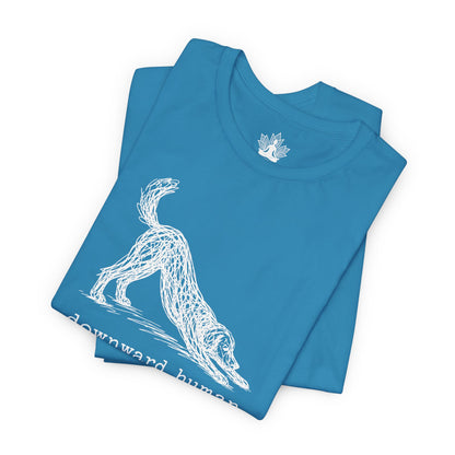 Line Art Downward Human Men Tee