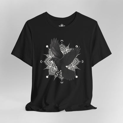 Mystic Raven – Mandala Moon Flight Tee