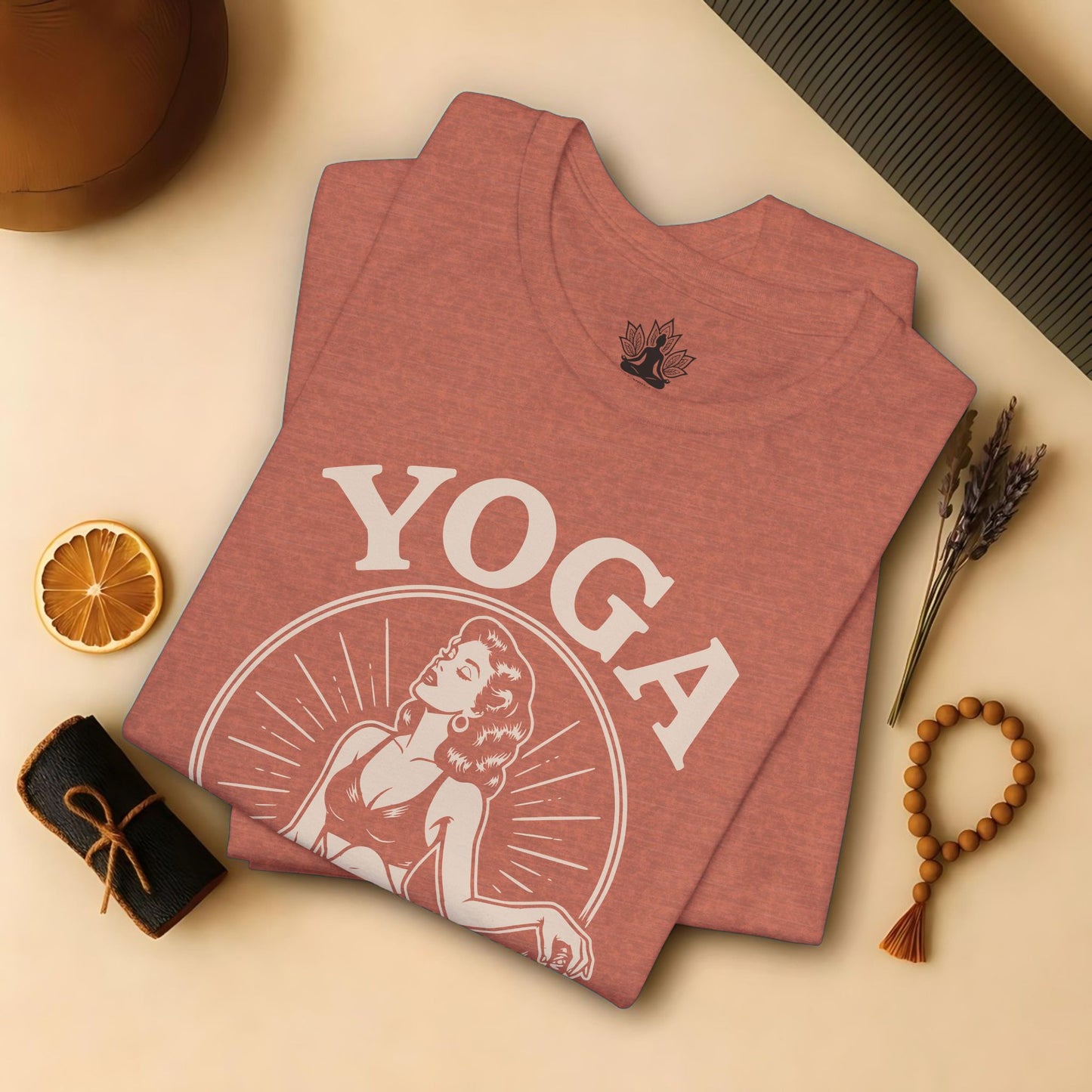 Yoga Because Murder Is Wrong Vintage Tee