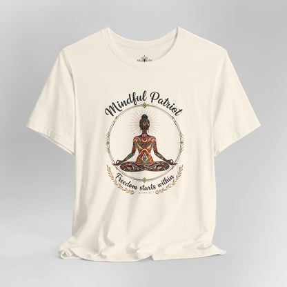 Freedom Starts Within – Mindful Patriot Yoga Tee