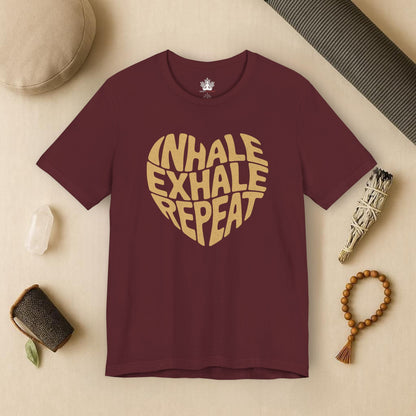 Inhale Exhale Repeat – Mindful Heart Tee