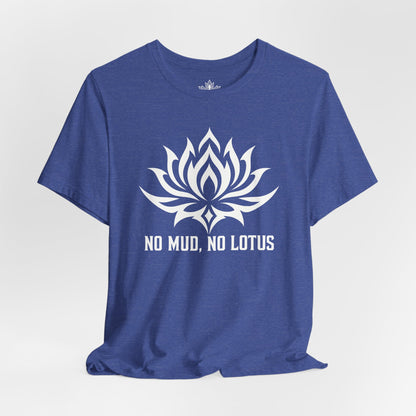 No Mud, No Lotus Tribal Art Men Tee