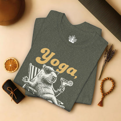 Capybara Yoga, Playa & Margarita Tee