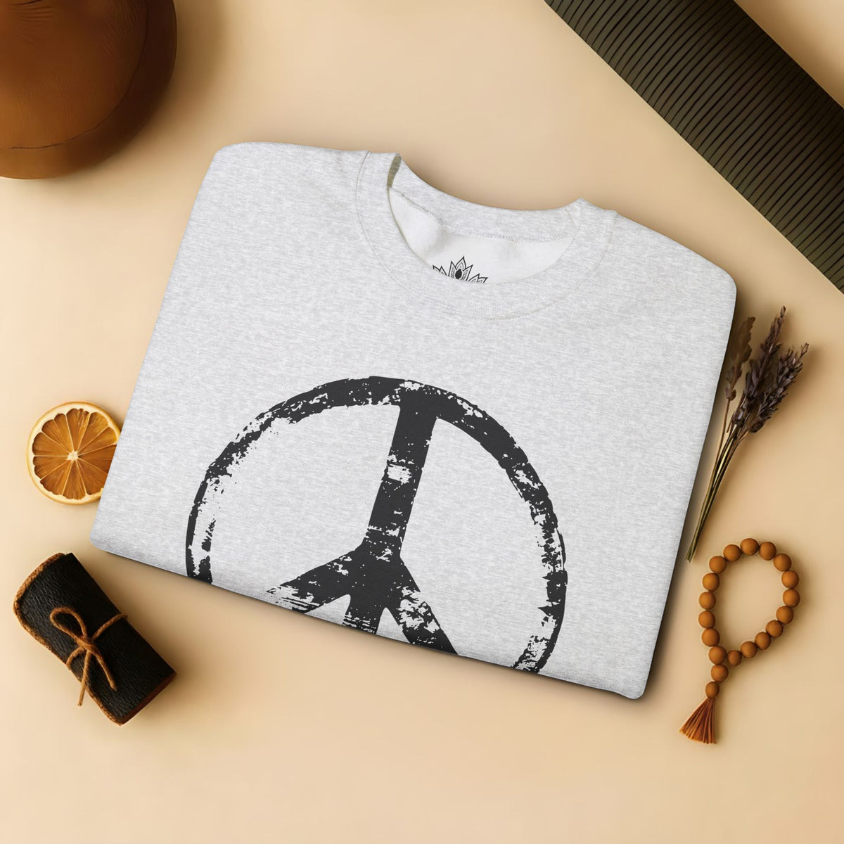 Vintage Peace Symbol Sweatshirt