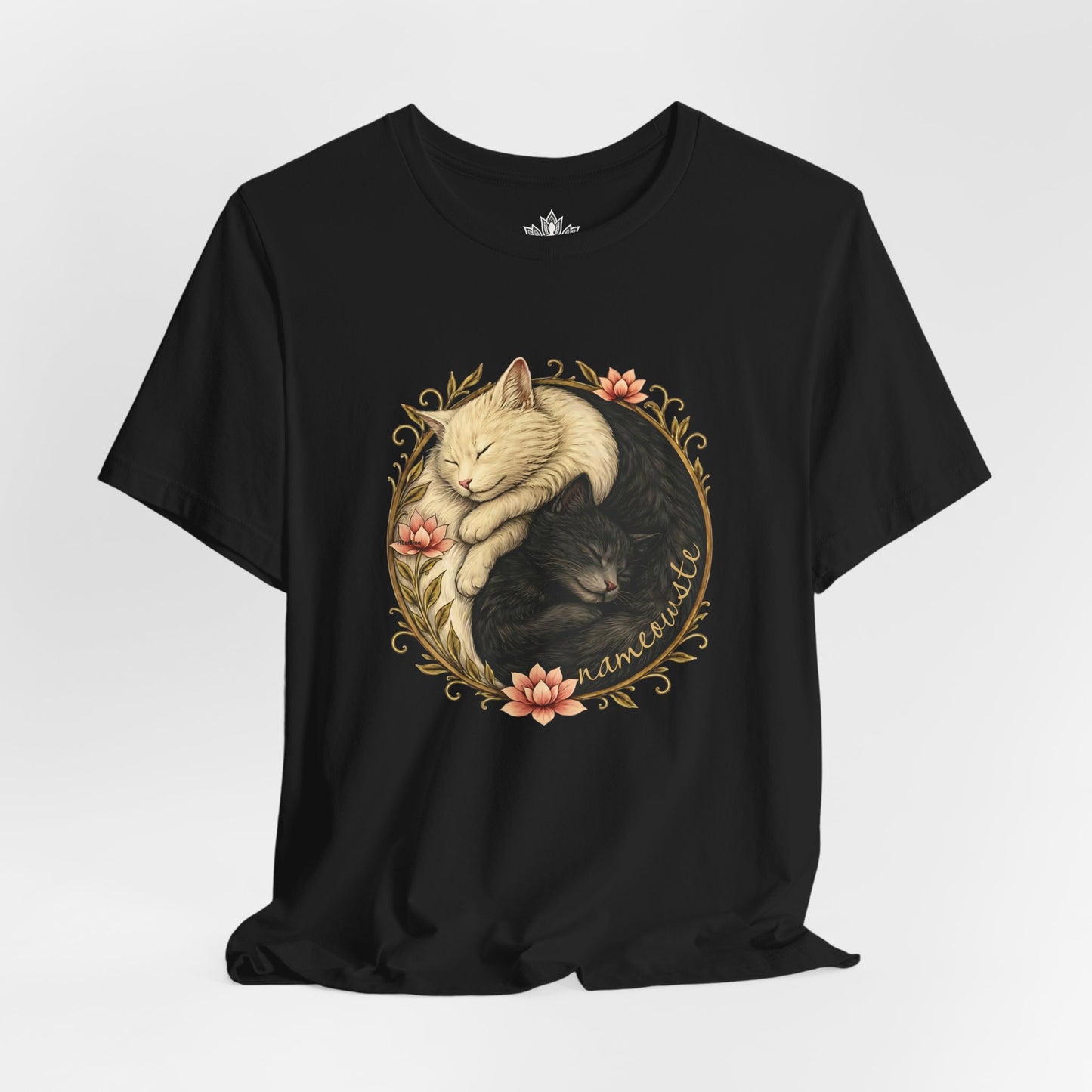 Yin Yang Cats of Balance – Nameowste Harmony Tee