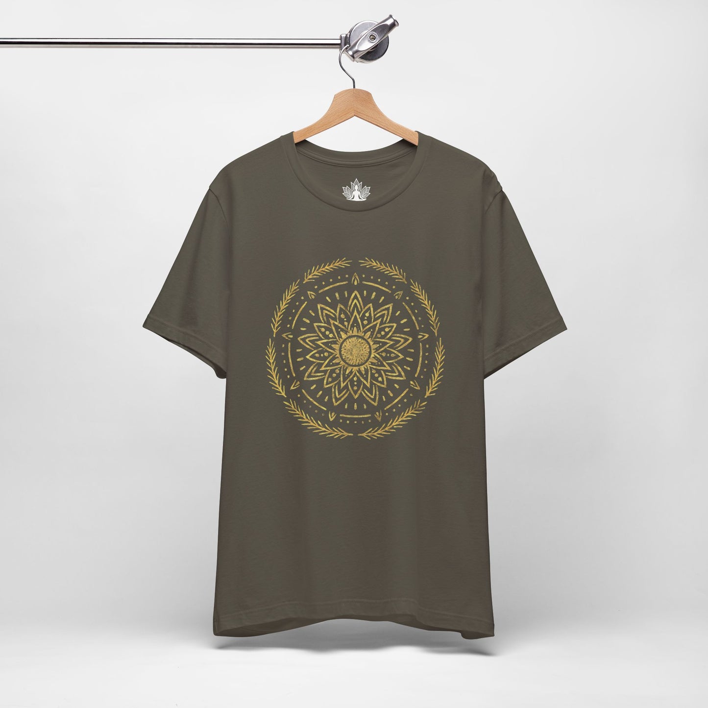 Golden Mandala – Sacred Balance Men Tee
