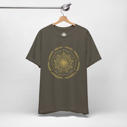 Golden Mandala – Sacred Balance Men Tee
