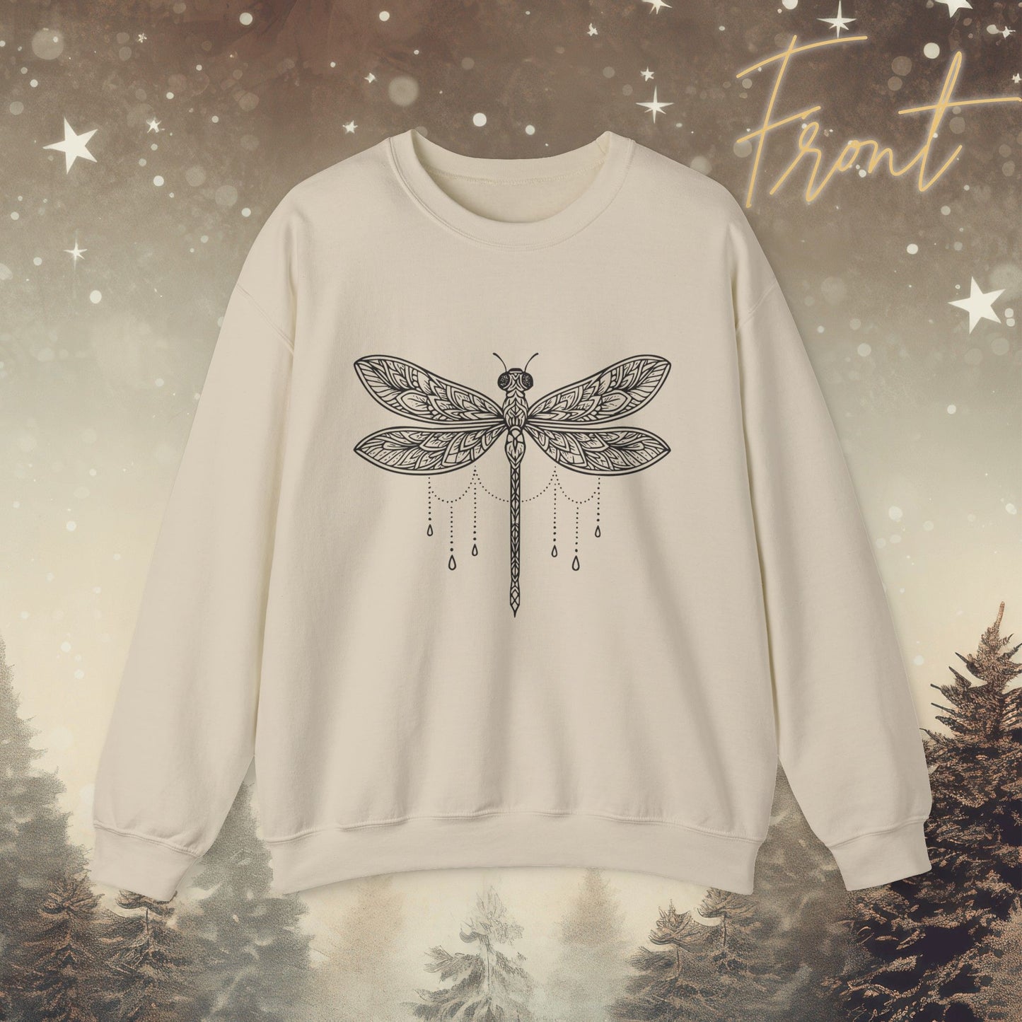 Mandala Dragonfly - Serenity Sweatshirt