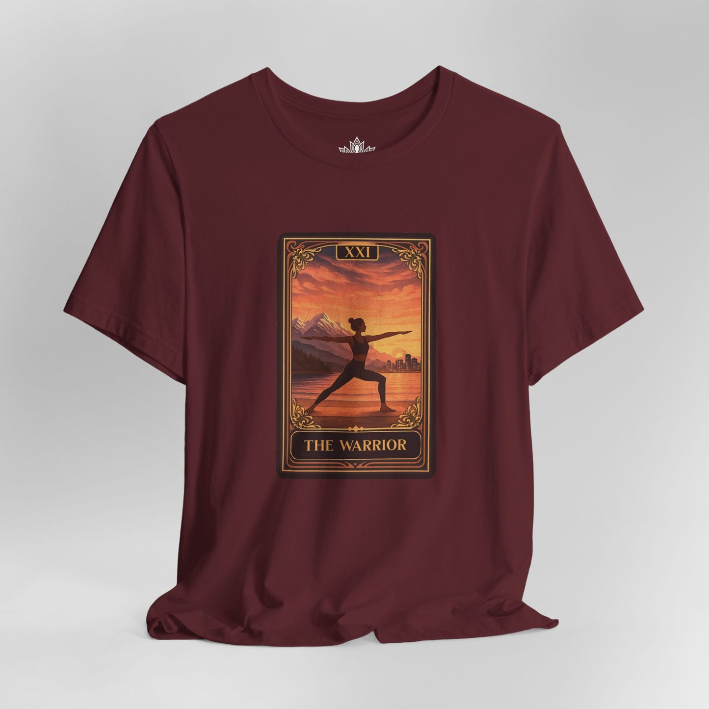 Vancouver Warrior Pose – Tarot Card Yoga Tee