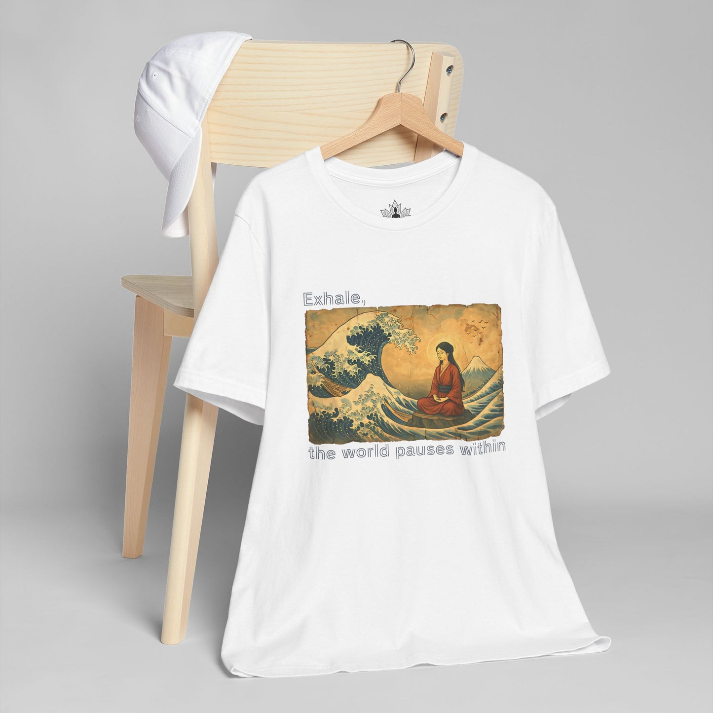 Exhale – Mindful Japanese Wave Men Tee