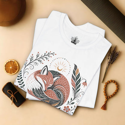 Boho Fox & Feathers Tee
