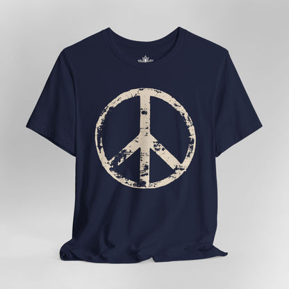 Retro Peace Symbol Men Tee