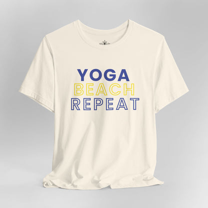 Yoga Beach Repeat – Summer 25 Edition Tee