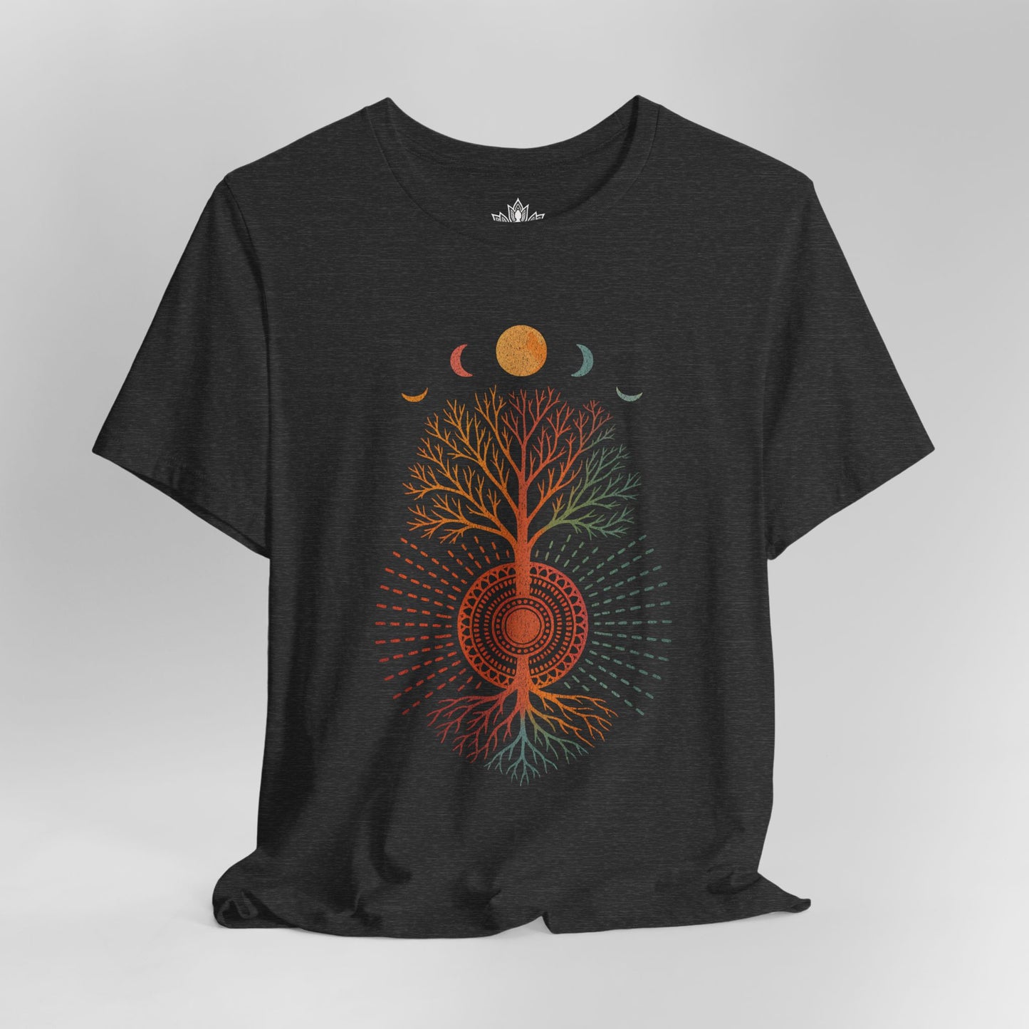 Mystic Roots Rising - Lunar Mandala Men Tee