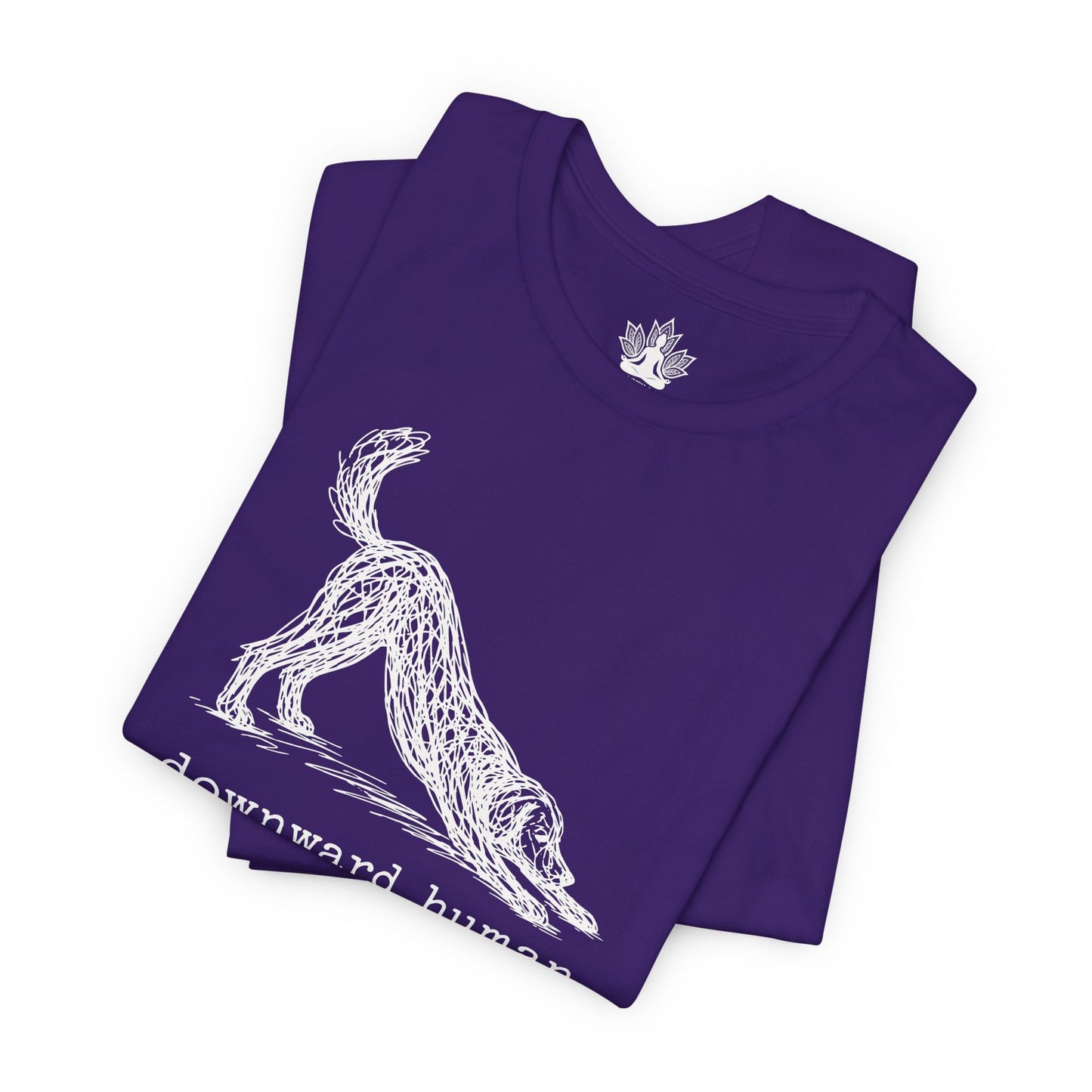 Line Art Downward Human Men Tee