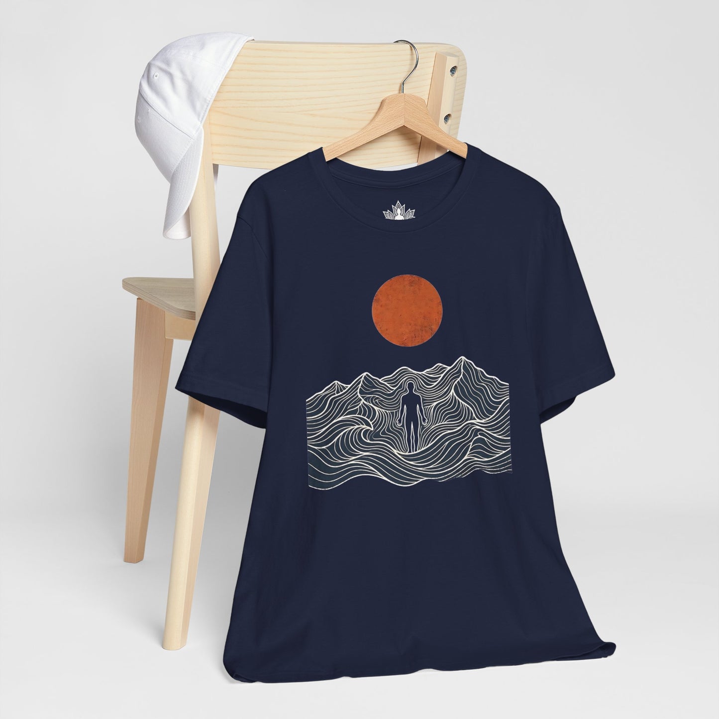 Retro Mountain Pose Men Tee