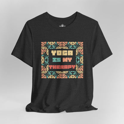 Yoga Is My Therapy – Floral Frame Tee