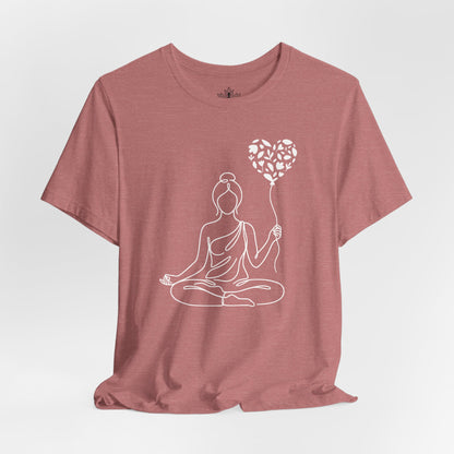 Mindful Love Yogini – Valentine Yoga Tee