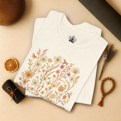 Let That Go – Floral Mindfulness Tee