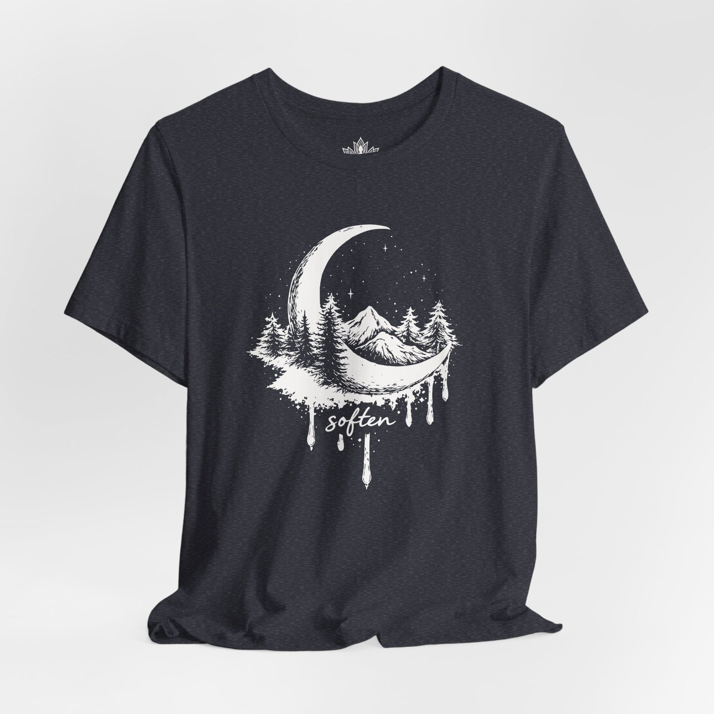 Soften Moon Mountain - Peaceful Meditation Tee