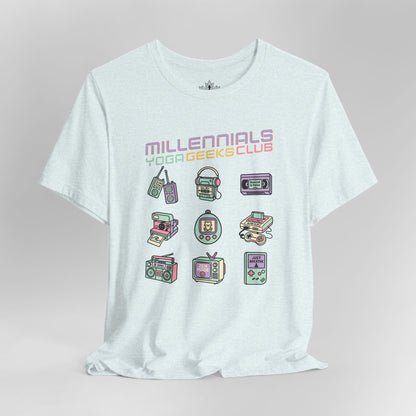 Yoga Geeks – Retro Millennials Tee