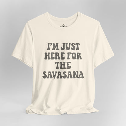 Savasana Only – Funny Yoga Men Tee