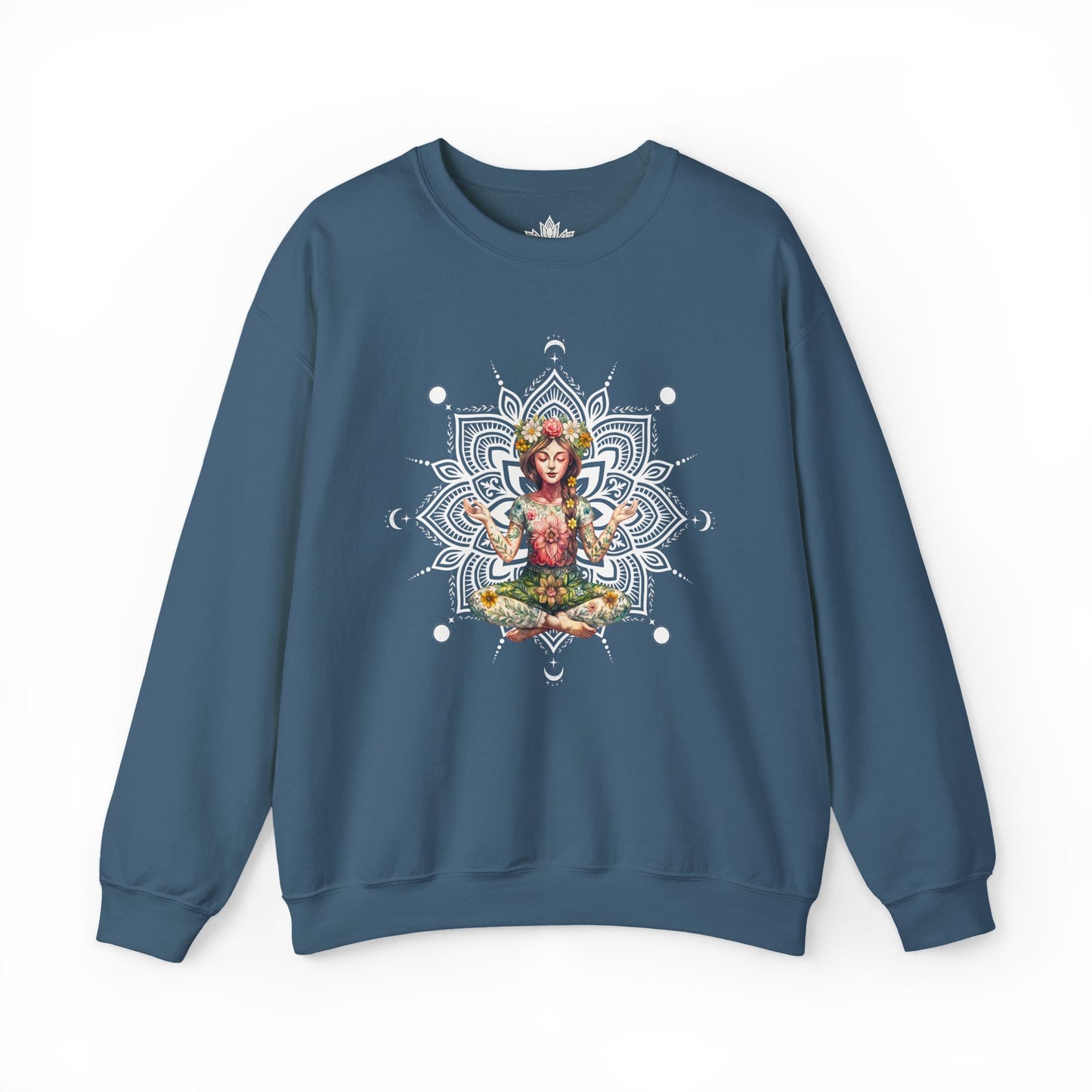 Boho Floral Mandala Sweatshirt