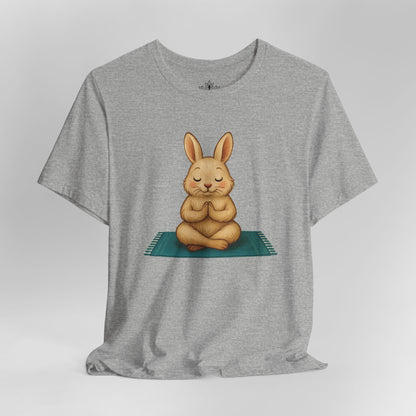 Meditating Bunny – Peaceful Namaste Tee