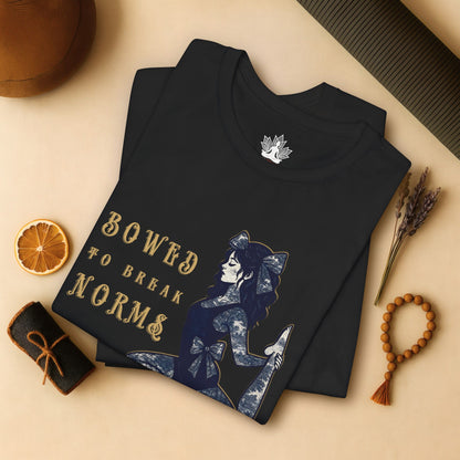 Bowed to Break Norms – Dark Coquette Tee