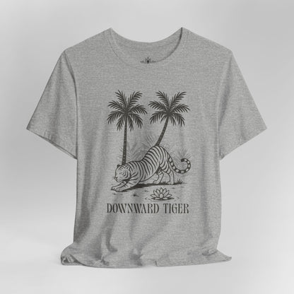 Downward Tiger – Funny Jungle Yoga Tee