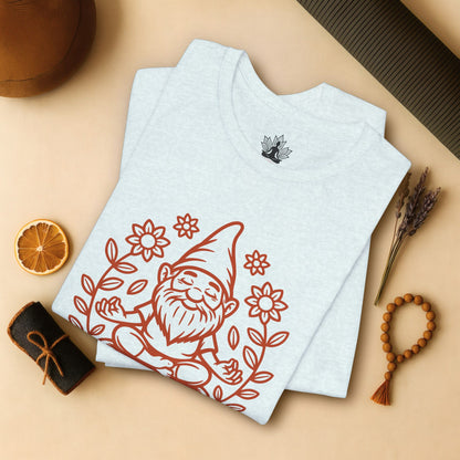Gnomaste – Funny Meditating Gnome Tee