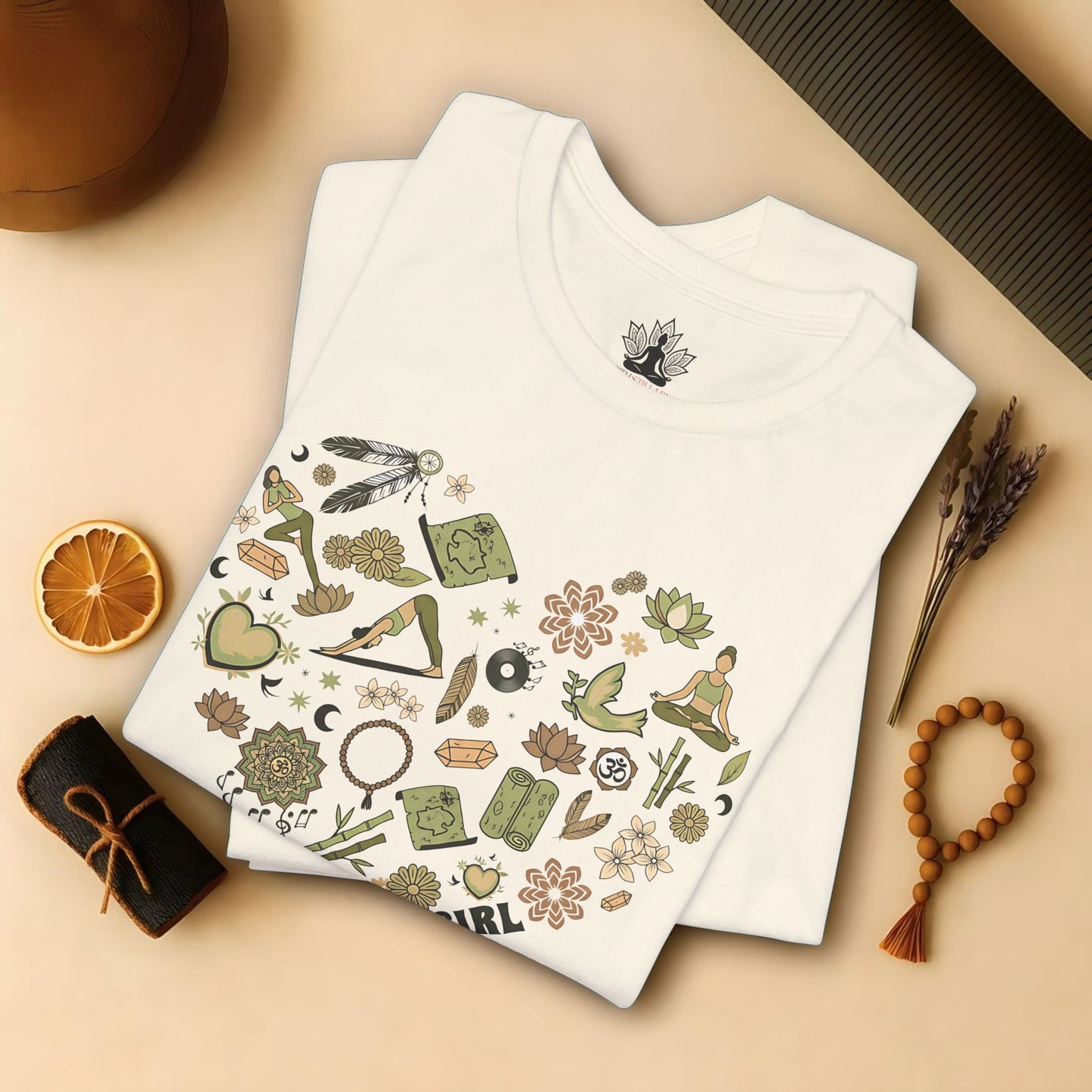 Yoga Girl Boho Heart – Mindful Yoga Tee