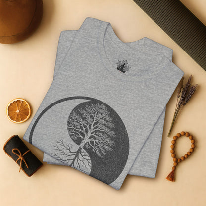 Yin Yang Tree of Balance - Spiritual Nature Tee