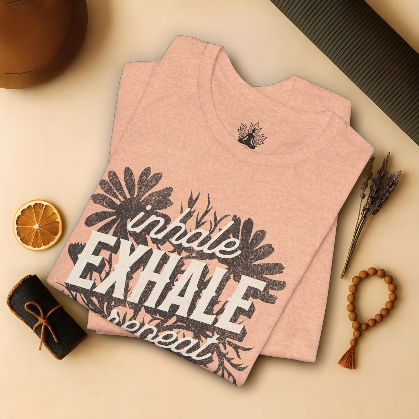 Inhale Exhale Repeat Floral Tee