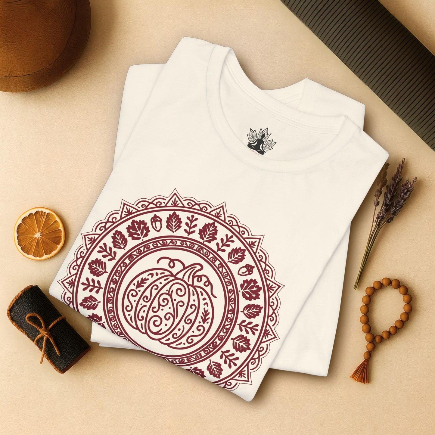 Pumpkin Mandala - Fall Yoga Tee