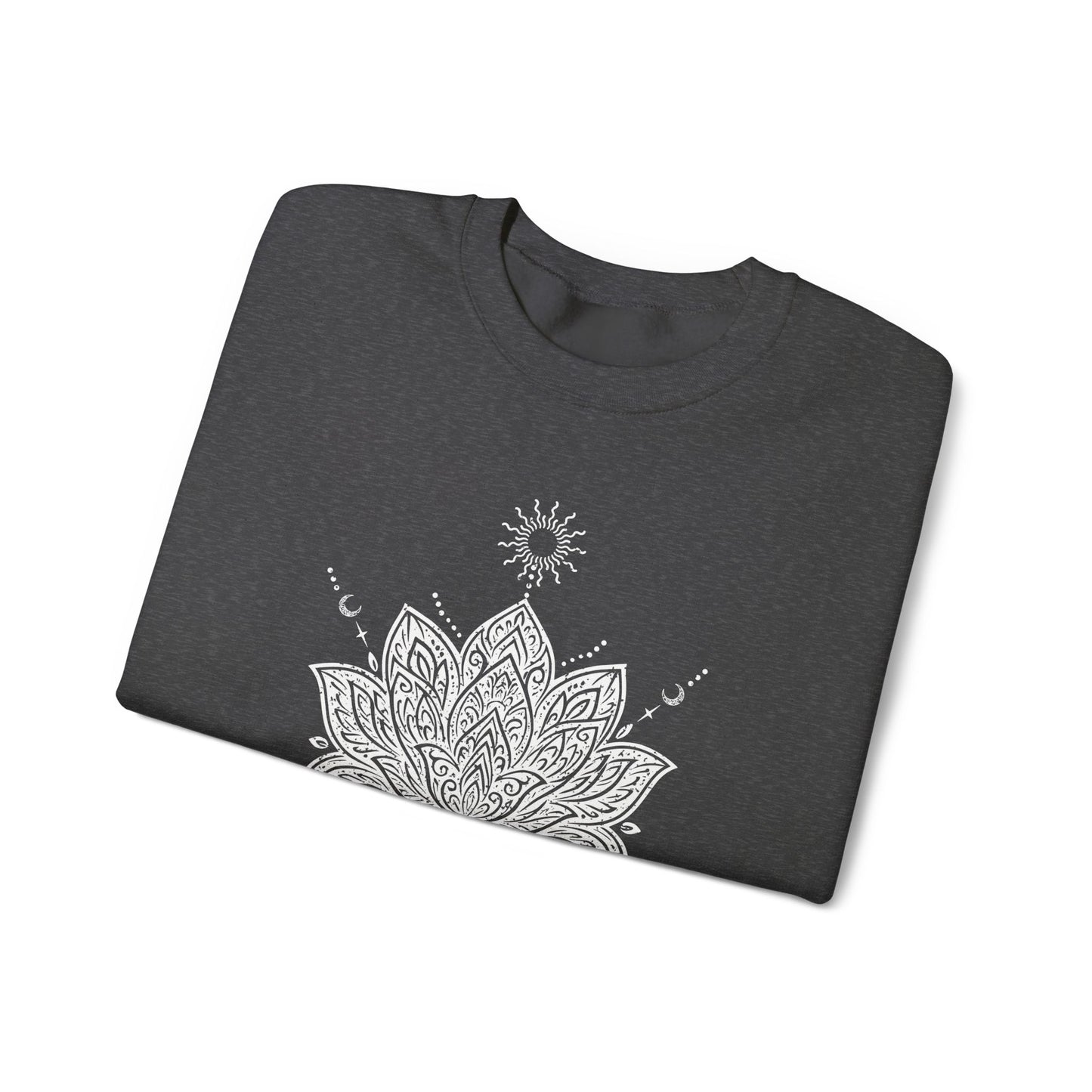 Sacred Lotus Mandala – Mindful Yoga Sweatshirt