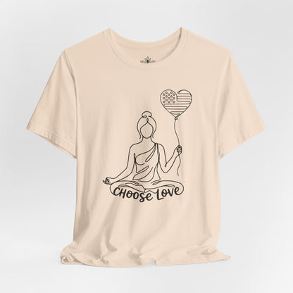 Choose Love – Peace & Kindness Yoga Tee