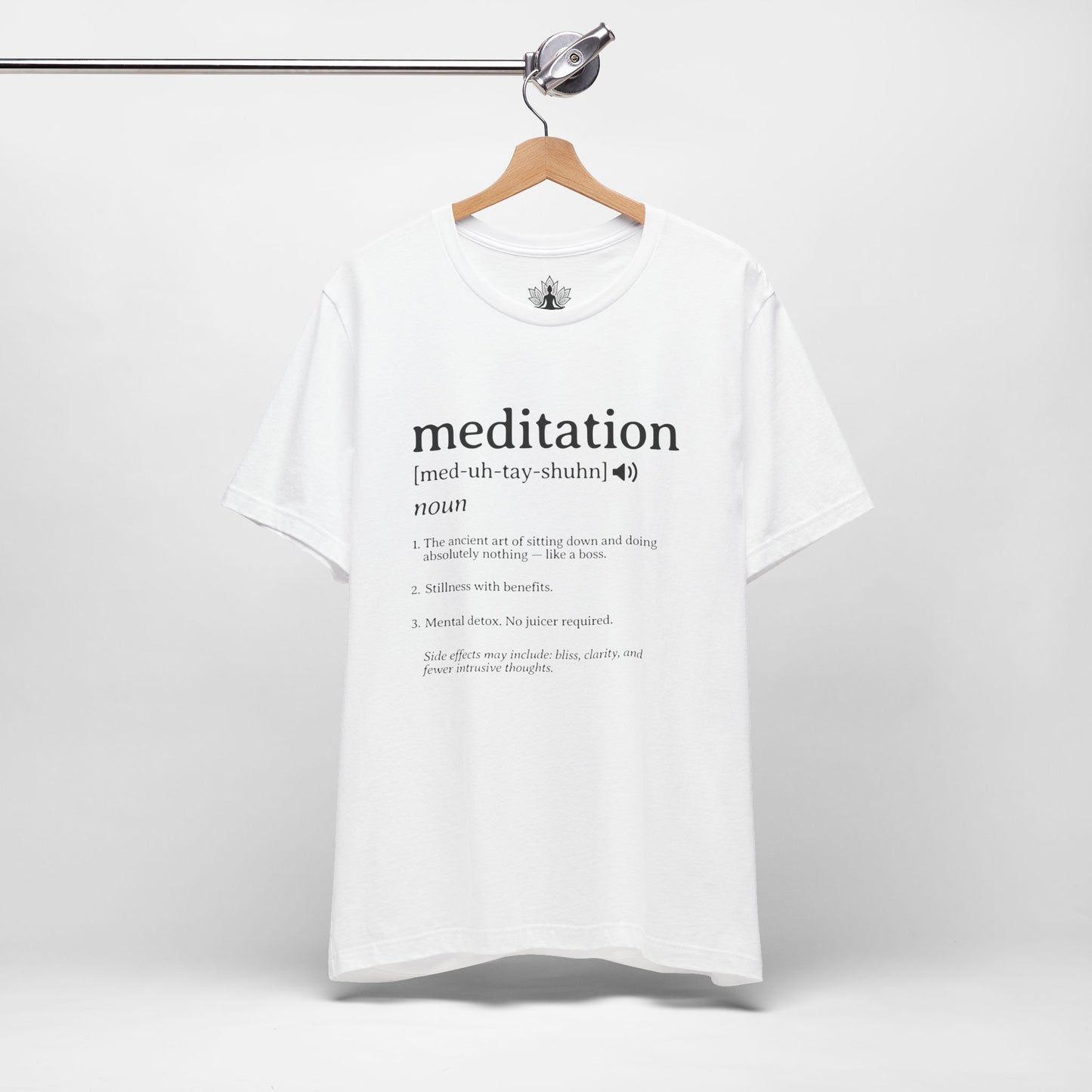 Meditation Definition – Funny Mindful Men Tee