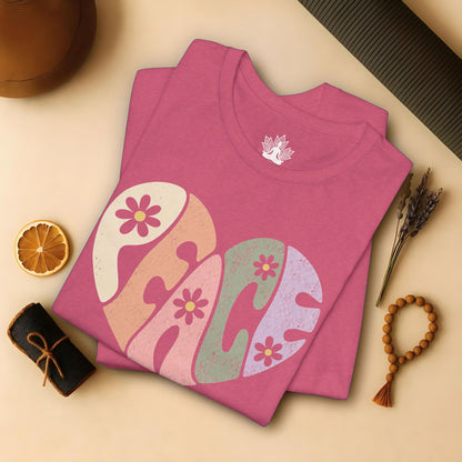 Retro Peace Heart Tee
