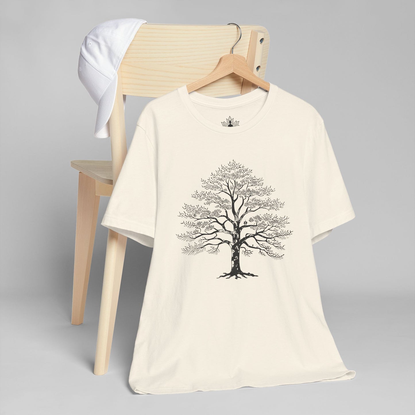 Sacred Tree of Life – Yoga Nature Minimalist Men Tee